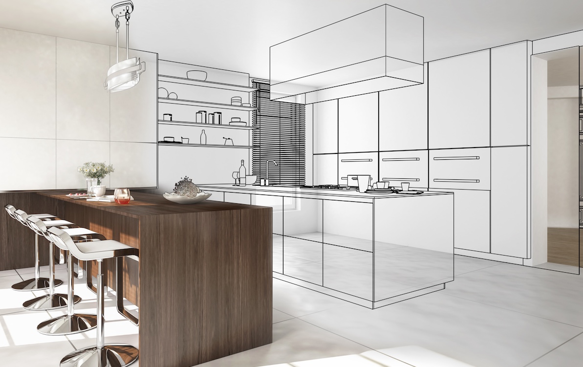 Küchenplanung auf Maß in 3d Ansicht - Planung auch für Bestand möglich